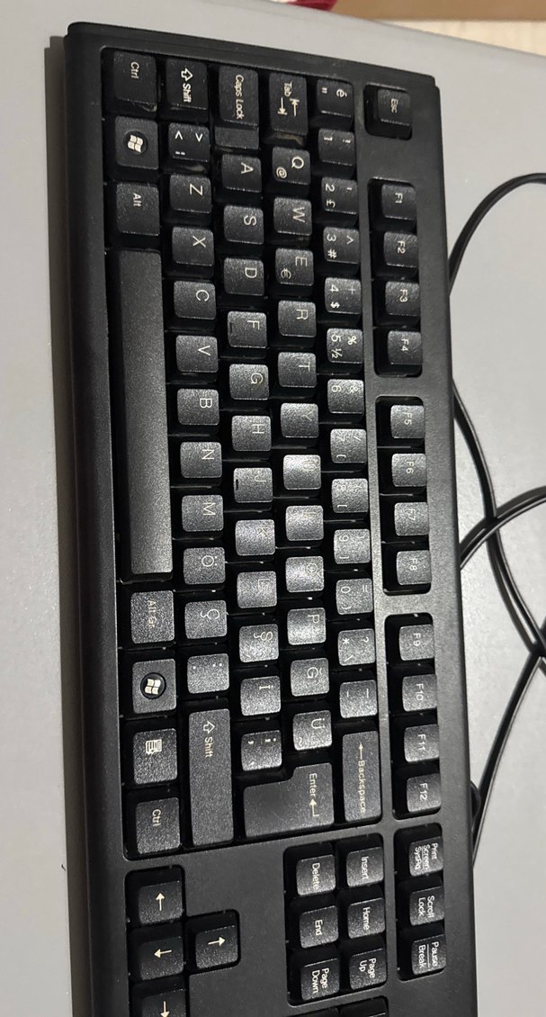 Siyah Kablolu A4Tech Klavye - Görsel 3