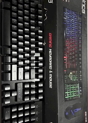 Siyah Gaming Klavye ve Mouse Seti - Görsel 2