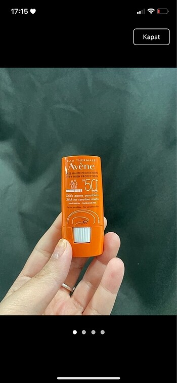 Avene stic güneş kremi