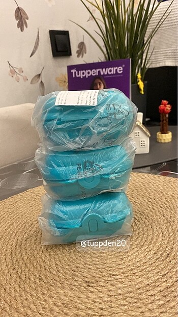 Tupperware Eco Mini taşıma kabı - Gökyüzü / Adet