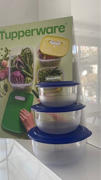  Beden beyaz Renk Tupperware Kristalin özel ilan