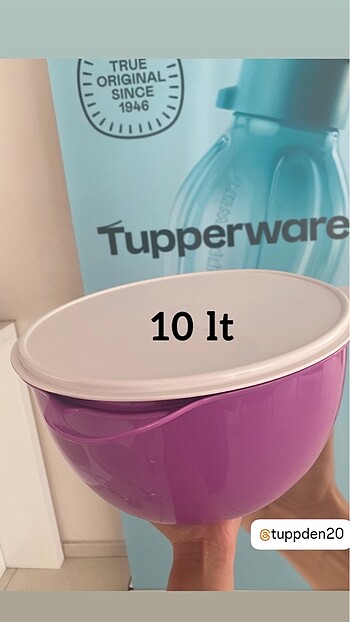 Tupperware Miksim 10 Litre - Dut rengi