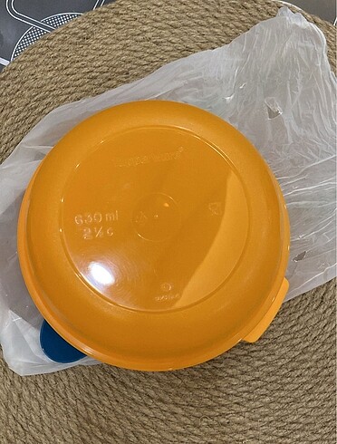  Beden turuncu Renk Tupperware saklama ve taşıma kabı