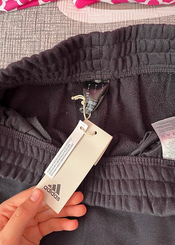 Kadın Siyah Adidas Şeritli Eşofman Altı - Görsel 3