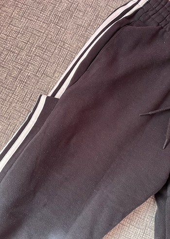 Kadın Siyah Adidas Şeritli Eşofman Altı - Görsel 6