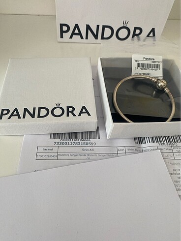 pandora moments bangle 17 cm bileklik