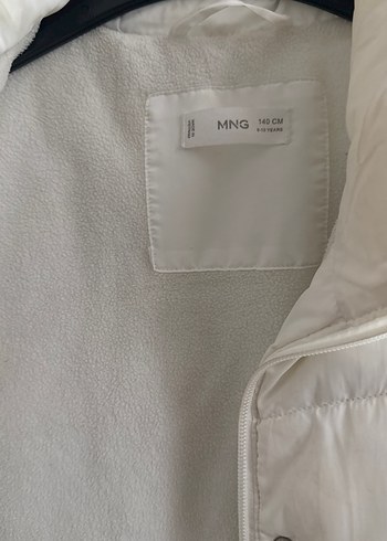 Beyaz içi polarlı çocuk yelek - Görsel 2