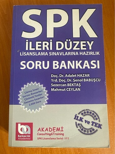 SPK soru bankası Spk&spl&spf