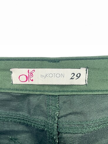 29 Beden haki Renk Koton Jean / Kot %70 İndirimli.