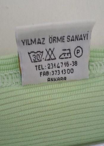 Kadın Yeşil Kısa Kollu Keten Tişört - Görsel 4