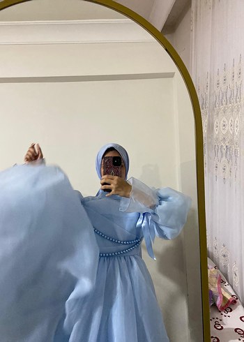 Merve öden abiyesi prenses model kabarık randevulu