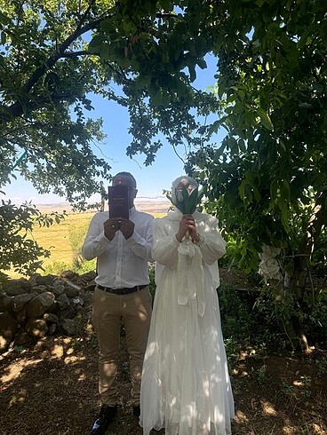 Diğer Tesettür nikah elbisesi