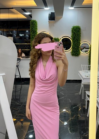 Bershka Pembe Elbise