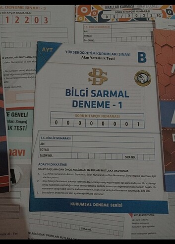  Beden Renk Tyt ayt deneme 