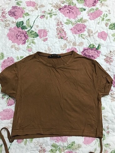 xl Beden Kahverengi crop