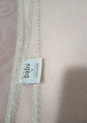 Nakışlı Bej Çocuk Battaniyesi - Görsel 2