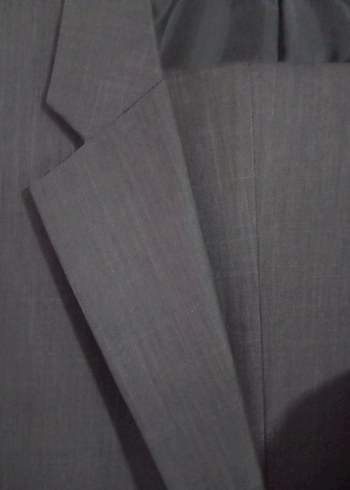 Gri Erkek Ofis Takım Elbise büyük beden - Görsel 2