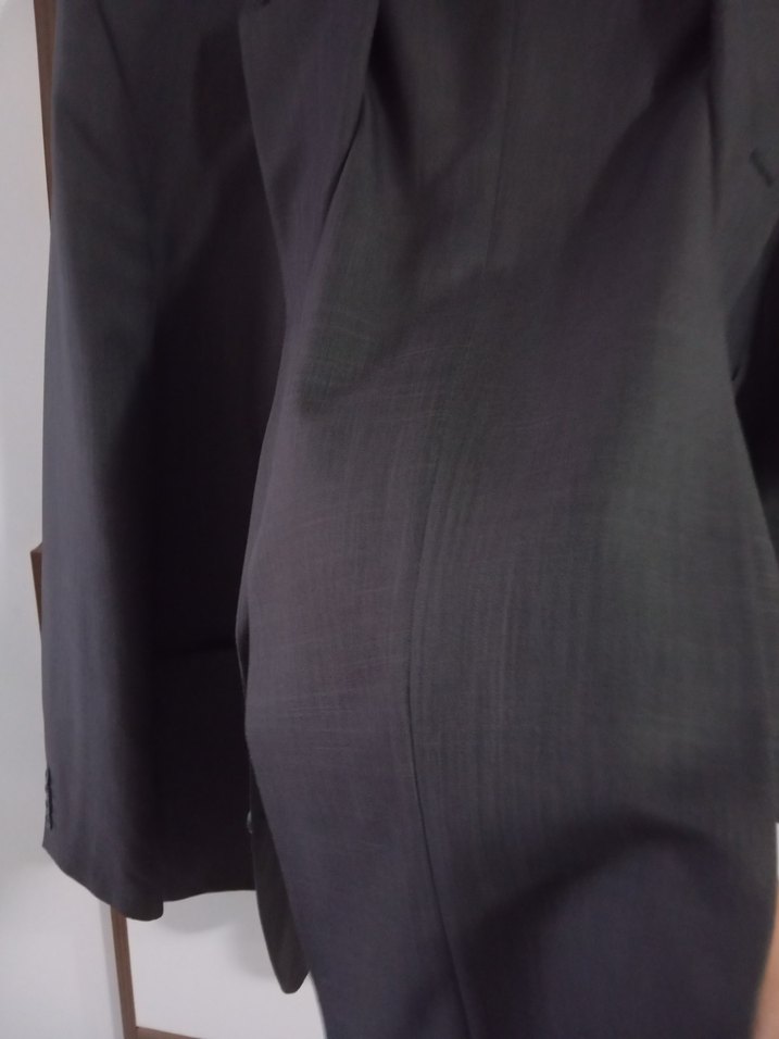 Gri Erkek Ofis Takım Elbise büyük beden - Görsel 3