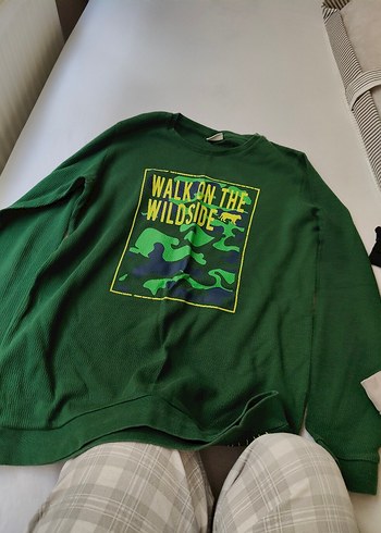 LC Waikiki Yeşil Baskılı Bebek Önlüğü - Görsel 2