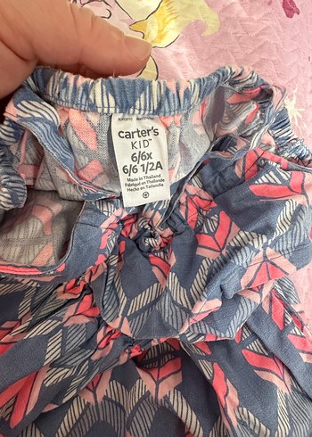 Carter's 6 yaş, Carters Kız Çocuk Çok Renkli Bohem Elbise