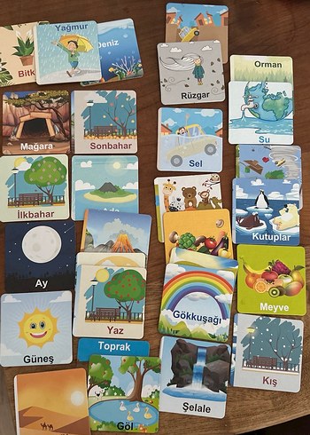 Doğayı Öğreniyorum Eğitici Kartlar - Görsel 2