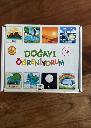 Doğayı Öğreniyorum Eğitici Kartlar - Görsel 6