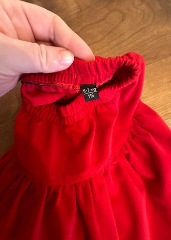 Kız Çocuk Kırmızı Salaş Etek - Görsel 2