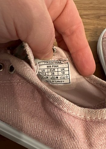 Simli Pembe Kız Spor Ayakkabı - Görsel 5