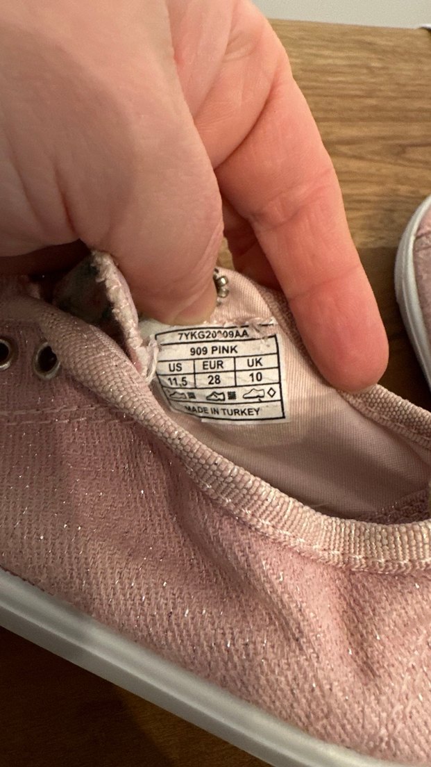 Simli Pembe Kız Spor Ayakkabı - Görsel 5