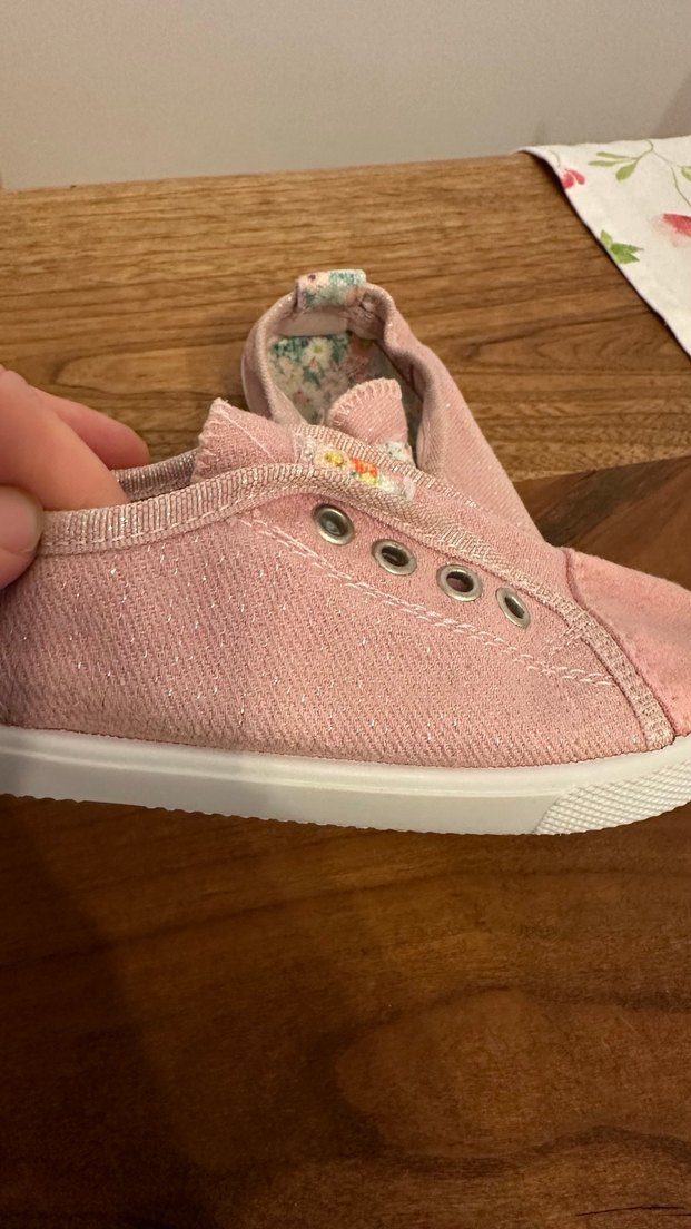 Simli Pembe Kız Spor Ayakkabı - Görsel 2