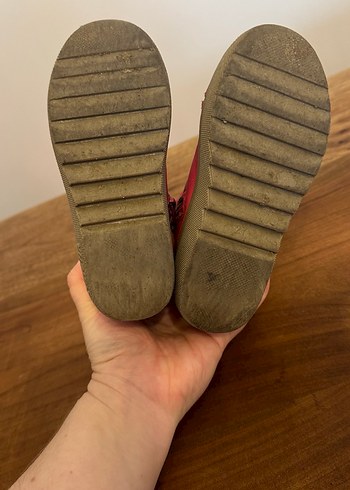 27 numara Kızlar İçin pembe Süet Punk Tarzı Botlar - Görsel 3