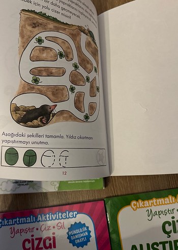 Okul Öncesi Zeka ve Çizgi Alıştırmaları Seti - Görsel 6