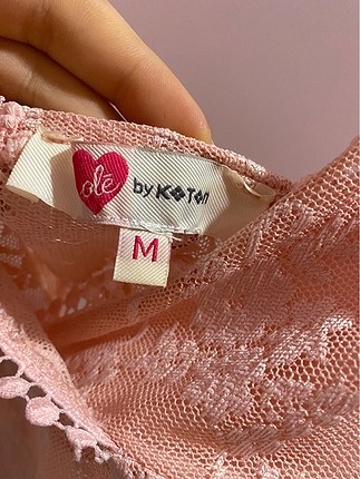 m Beden pembe Renk Koton Bralet