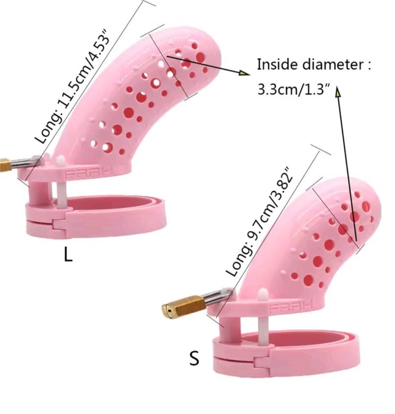 Şeffaf Beyaz penis kilidi - Görsel 2