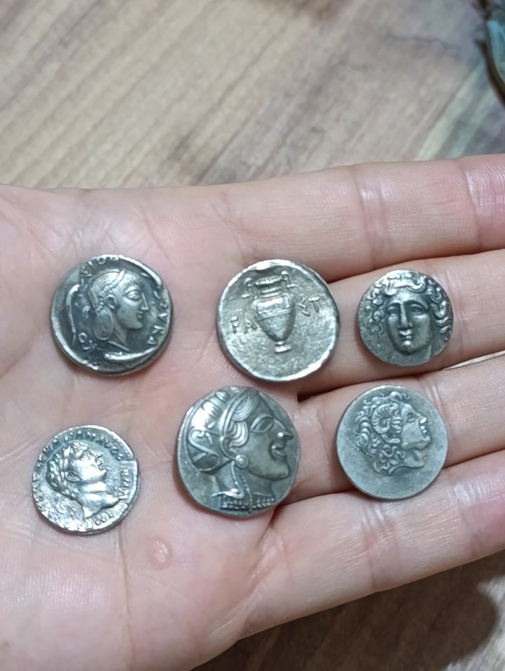 eski antik Yunan paraları - Görsel 4