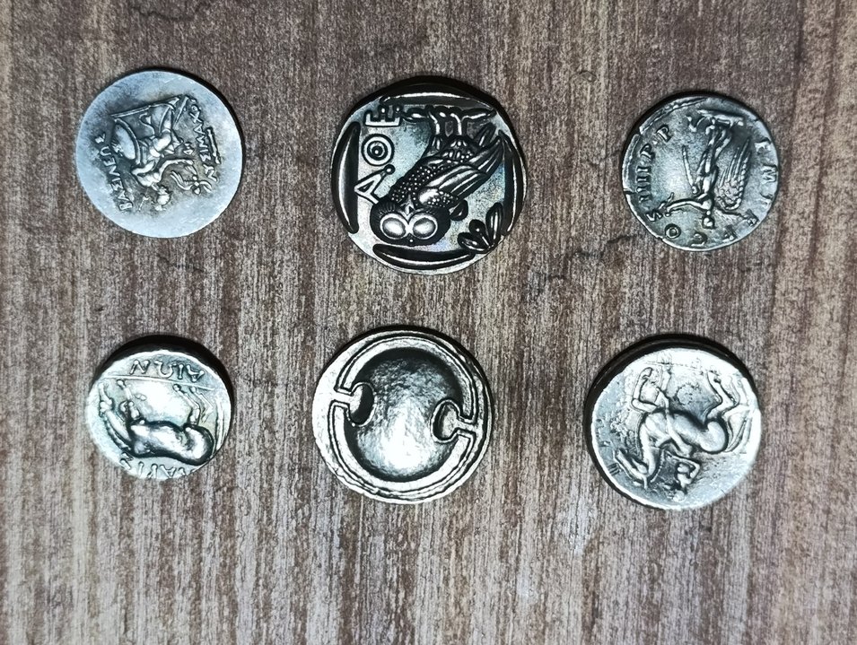 eski antik Yunan paraları - Görsel 2