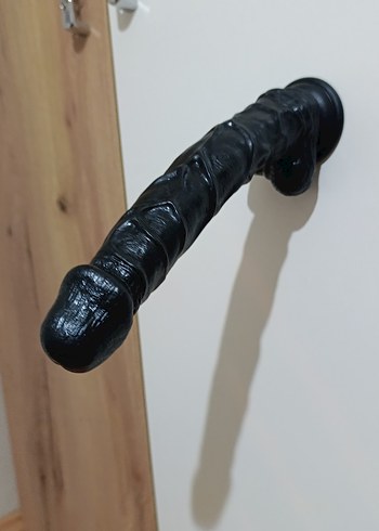 26 cm boyunda siyahi dev dildo - Görsel 2
