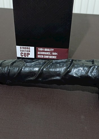 26 cm boyunda siyahi dev dildo - Görsel 4