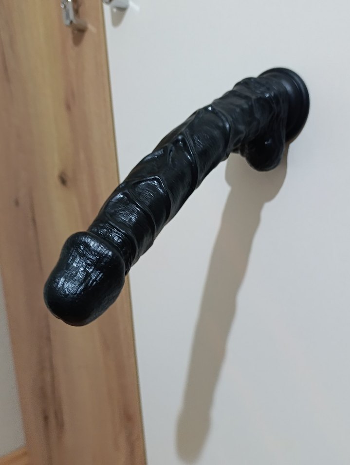 26 cm boyunda siyahi dev dildo - Görsel 2