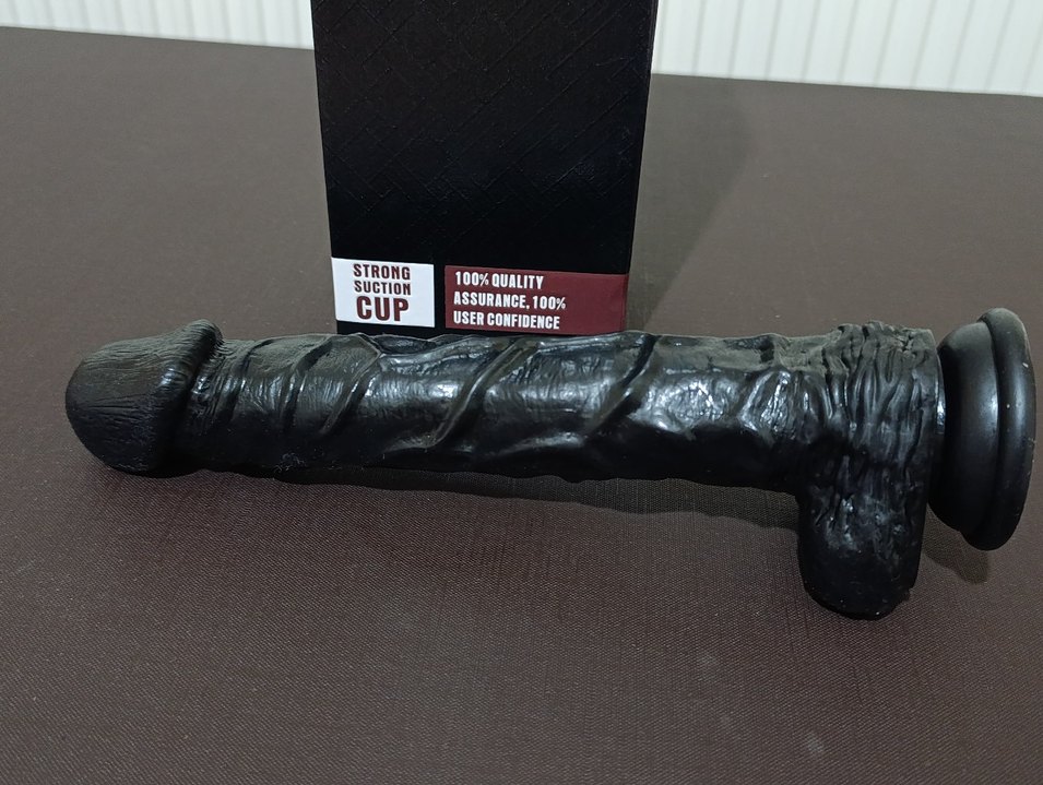 26 cm boyunda siyahi dev dildo - Görsel 4