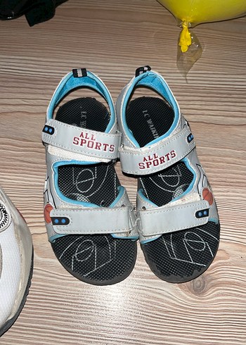 Erkek Çocuk Beyaz Spor Desenli Sandalet - Görsel 2