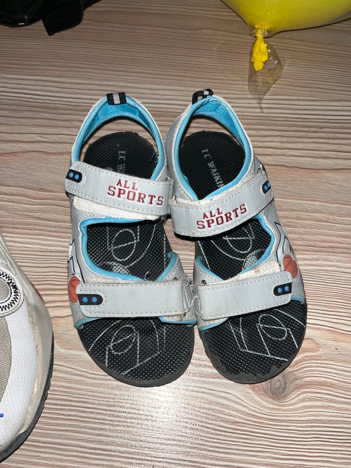 Erkek Çocuk Beyaz Spor Desenli Sandalet - Görsel 2