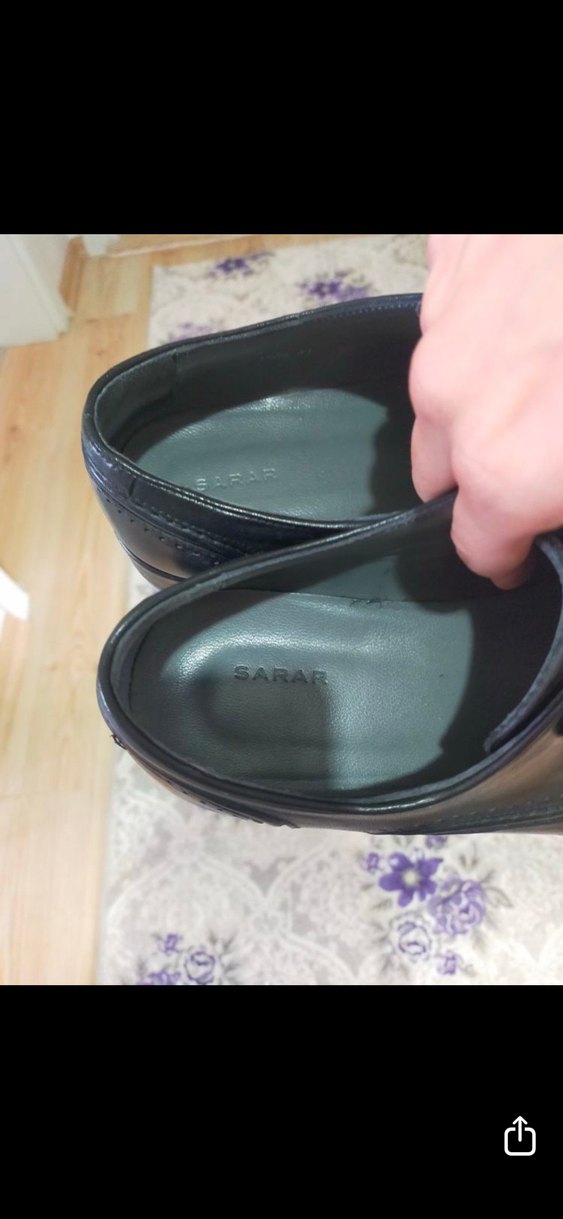 Klasik Siyah Erkek Bağcıklı Ofis Ayakkabısı - Görsel 2