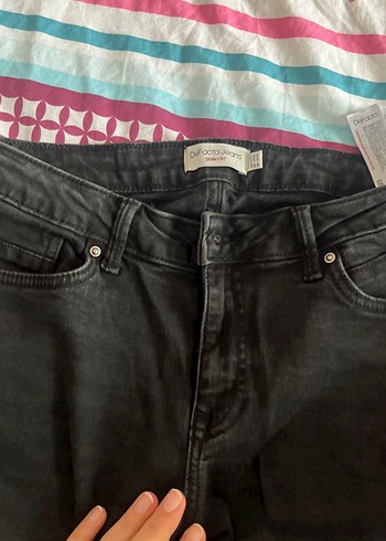 Erkek Siyah Kot Pantolon - Görsel 2