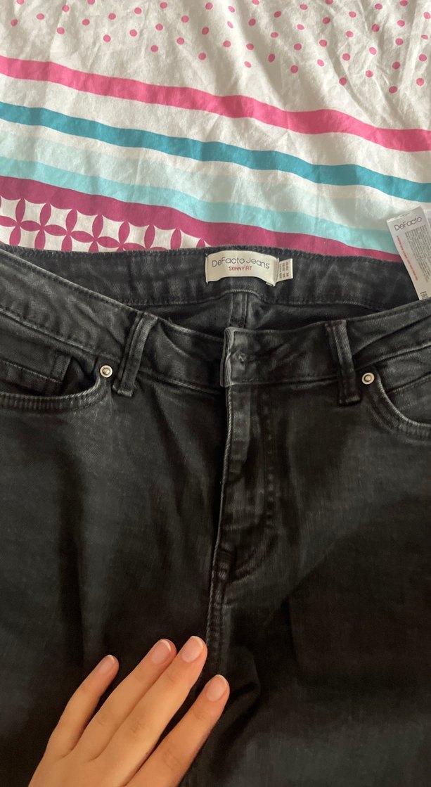 Erkek Siyah Kot Pantolon - Görsel 2