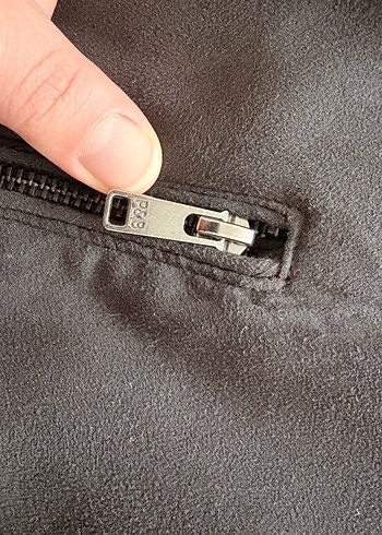 Siyah erkek süet Ceket - Görsel 2