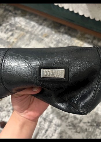 Siyah Deri Kadın Omuz Çantası - Görsel 2