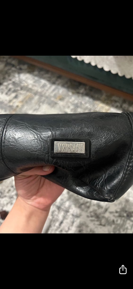 Siyah Deri Kadın Omuz Çantası - Görsel 2