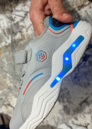 Gri erkek çocuk spor ayakkabı - Görsel 3