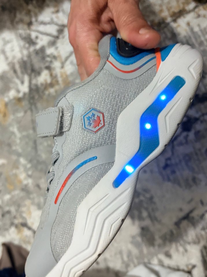 Gri erkek çocuk spor ayakkabı - Görsel 3